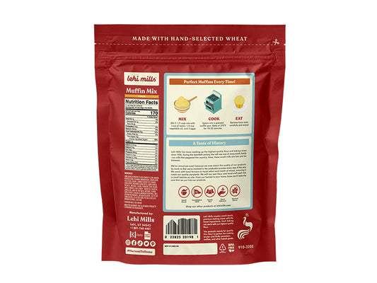 Lehi Mills Lemon Muffin Mix 2lb bag