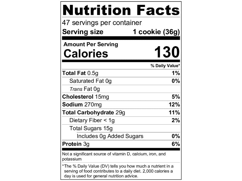 Shirley J Heirloom Soft Ginger-Molasses Cookie Mix 23 oz. Bag EACH