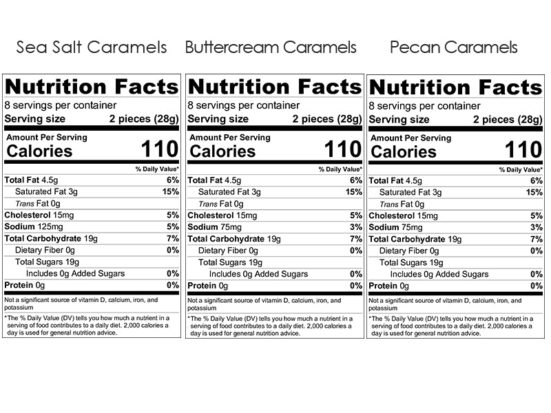 Pioneer Valley Caramels Variety Pack 3/8 oz. Boxes EACH