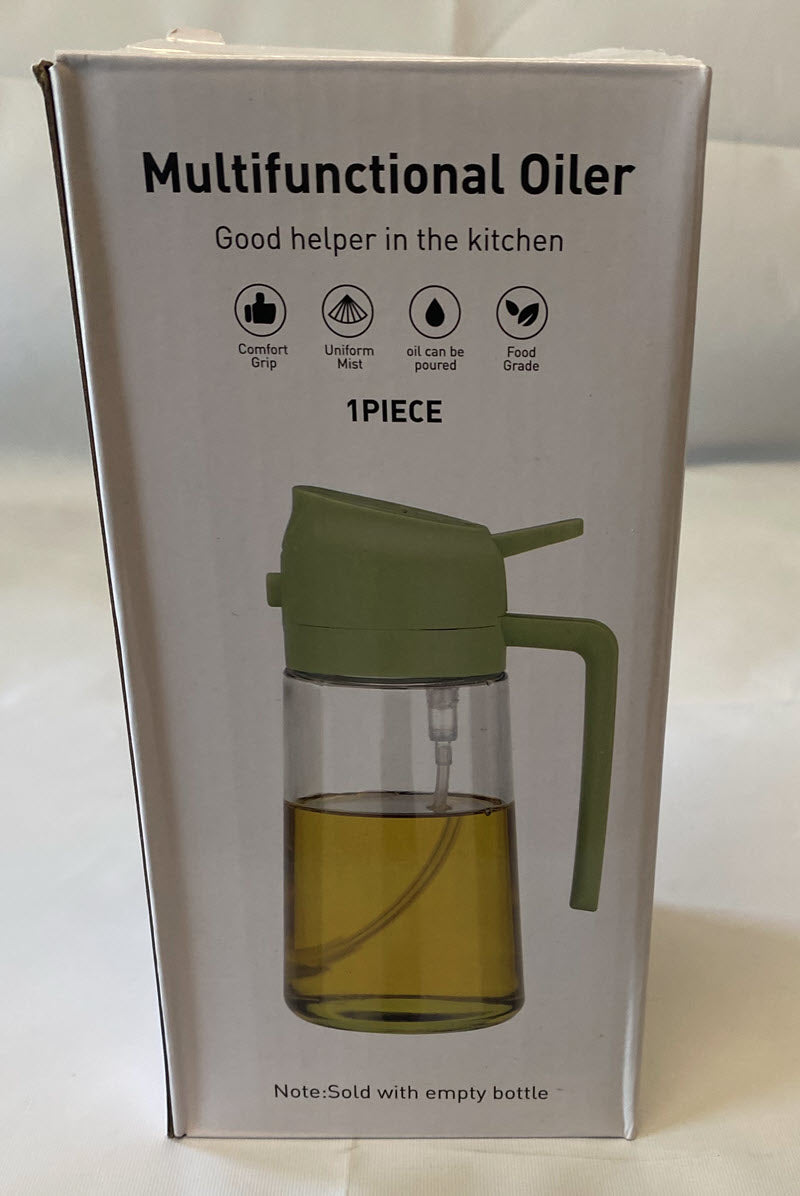 AP 2-in-1 Olive Oil Dispenser Bottle and Sprayer EACH- HD