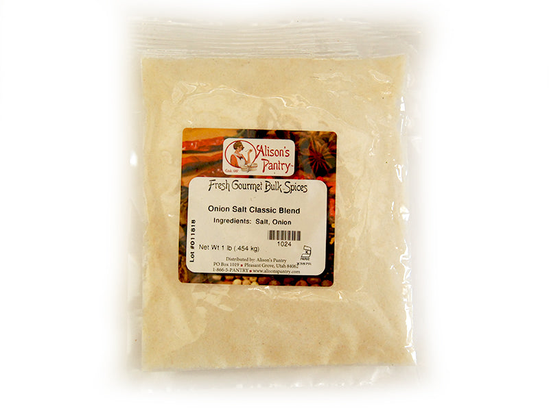 AP Onion Salt Classic Blend 1 lb. Bag EACH