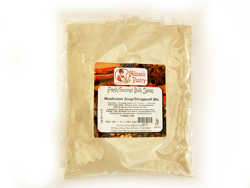 AP Mushroom Soup & Stroganoff Mix 1 lb. Bag EACH