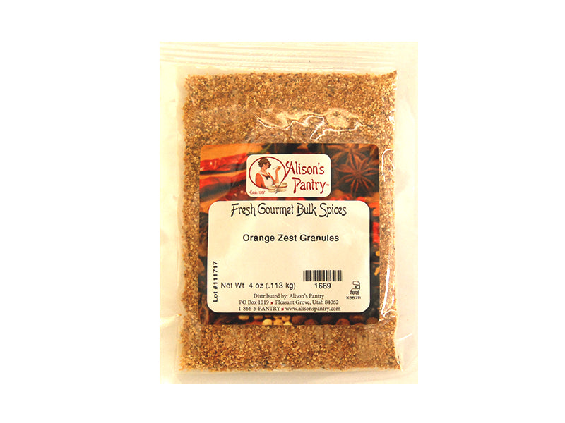 AP Orange Zest Granules 4 oz. Bag EACH