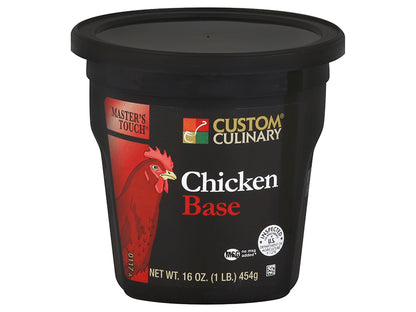 Custom Culinary Master's Touch Chicken Base 1 lb. Jar EACH