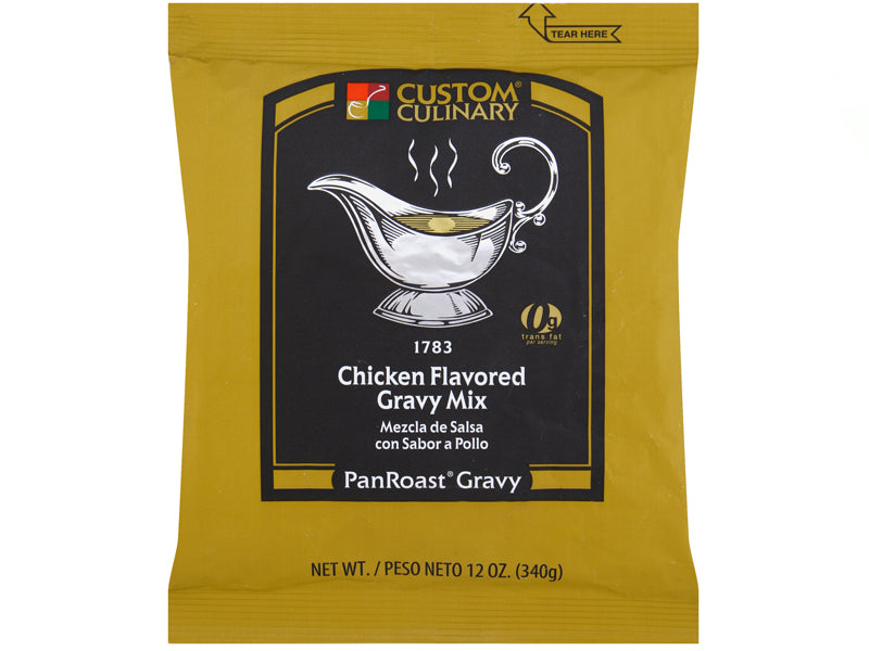 Custom Culinary PanRoast Chicken Flavored Gravy Mix 12 oz. Bag EACH