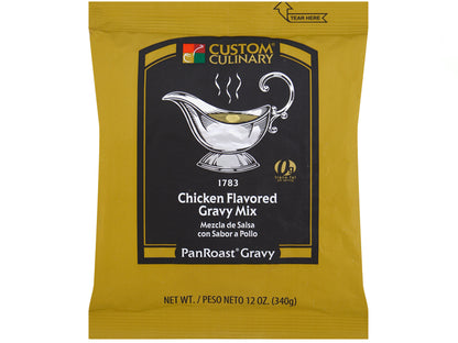 Custom Culinary PanRoast Chicken Flavored Gravy Mix 12 oz. Bag EACH