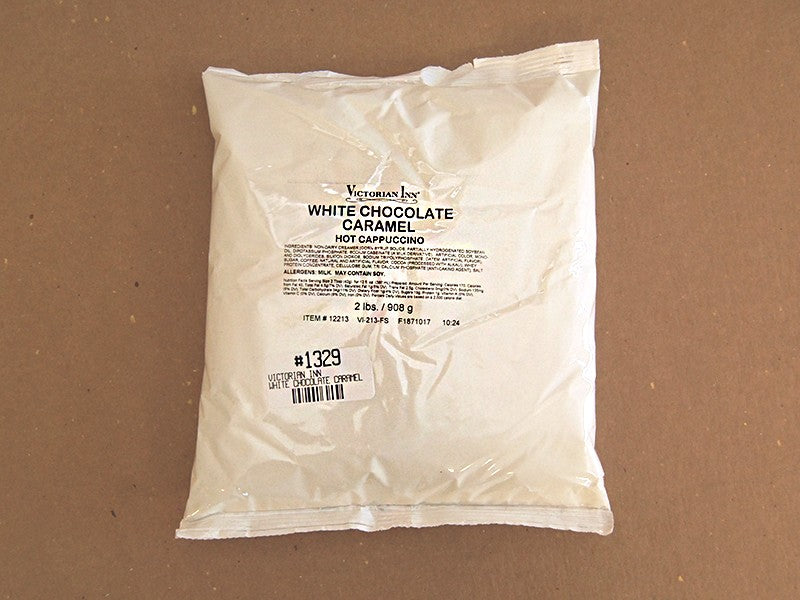 Victorian Inn White Chocolate Caramel Hot Cappuccino 2 lb. Bag EACH