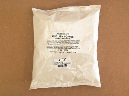 Victorian Inn English Toffee Hot Cappuccino 2 lb. Bag EACH
