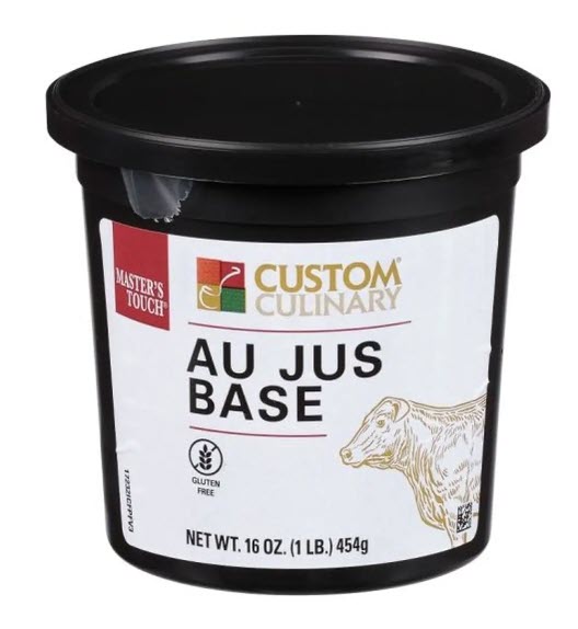 Custom Culinary Au Jus Base 1 lb. Jar EACH