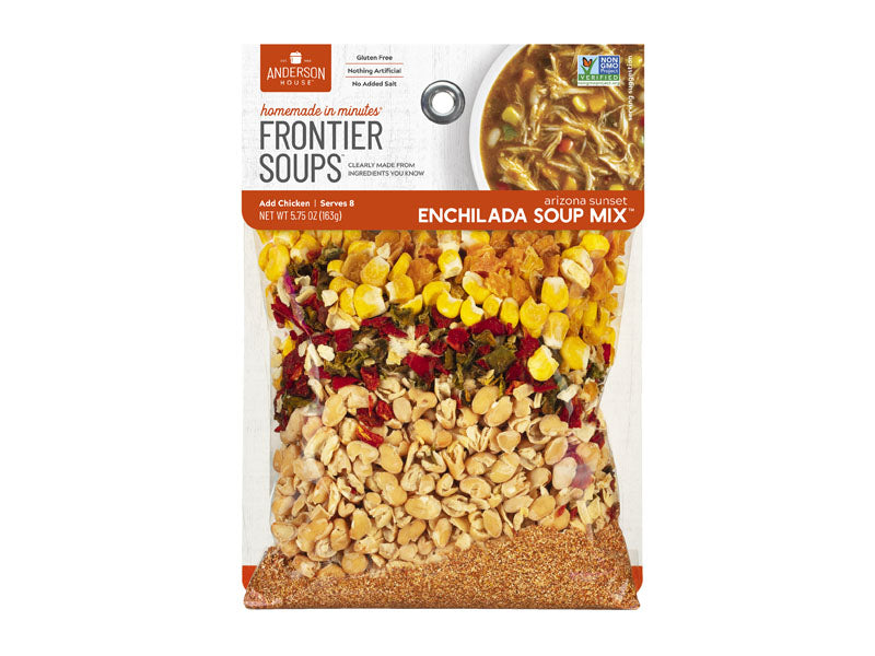 Frontier Soups Arizona Sunset Enchilada Soup Mix 5.75 oz. Bag EACH