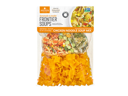 Frontier Soups Connecticut Cottage Chicken Noodle Soup Mix 4.25 oz. Bag EACH
