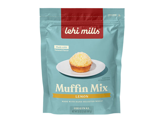 Lehi Mills Lemon Muffin Mix 2lb bag