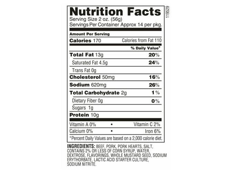 Cloverdale Original Tangy Summer Sausage, 28 oz. roll EACH