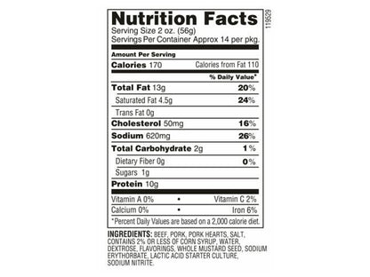 Cloverdale Original Tangy Summer Sausage, 28 oz. roll EACH