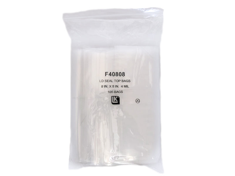 8" x 8" Quart Heavy-Weight Seal Top Freezer Bags, 100 ct. EACH