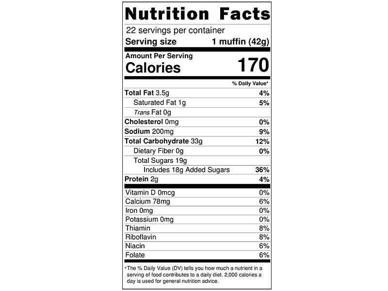 Lehi Mills Blueberry Muffin Mix, 2 lb. bag