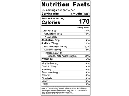 Lehi Mills Blueberry Muffin Mix, 2 lb. bag