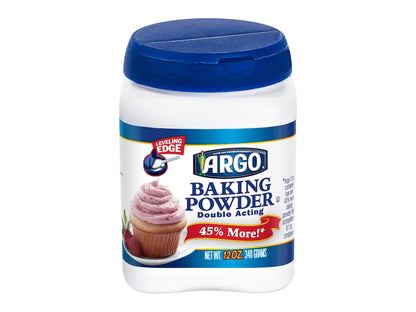 Argo Double Acting Baking Powder, 12 oz. jar EACH
