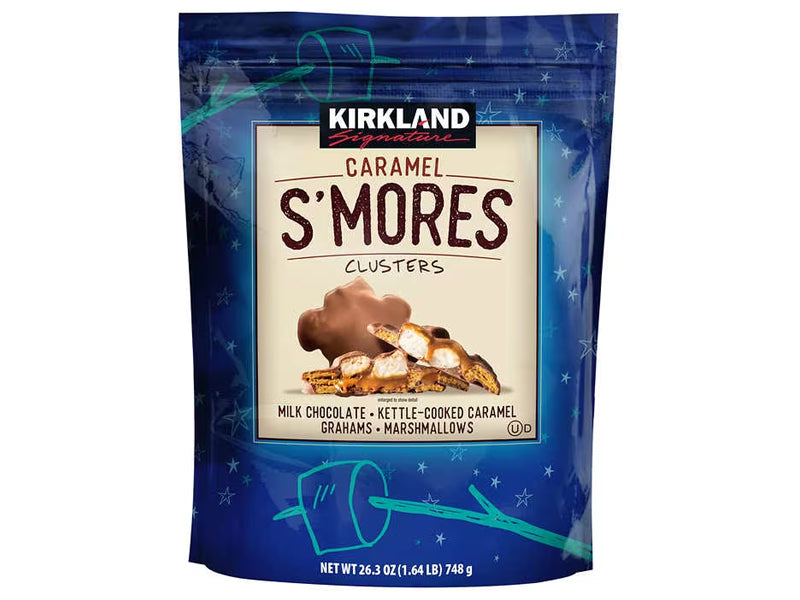 Kirkland Signature Caramel S'mores Clusters 26.3 oz bag EACH