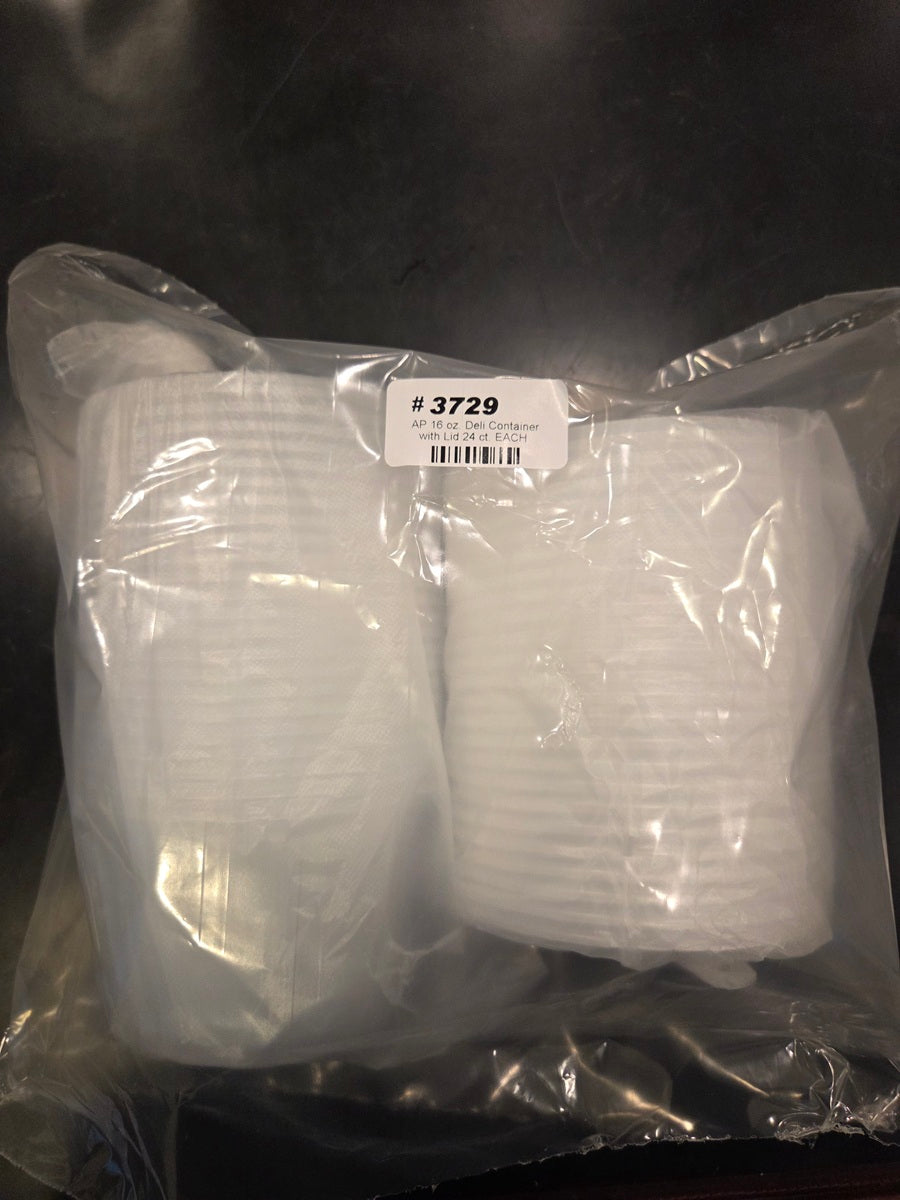 AP 16 oz. Deli Container with Lid 30 ct. EACH