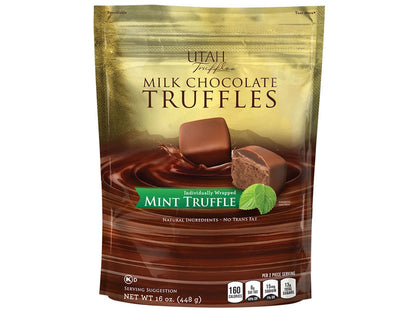 Utah Truffles Milk Chocolate Mint Truffles, 32 ct. bag EACH