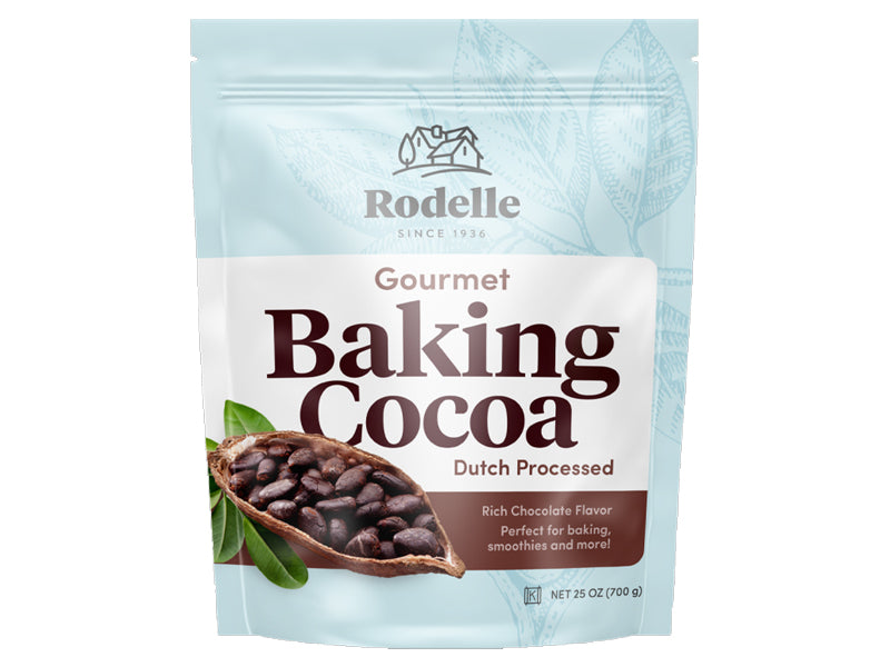 Rodelle Gourmet Baking Cocoa Powder, 25 oz bag EACH