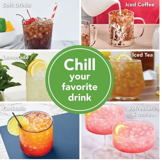 Tovolo Mini Ice Cylinders Ice Molds, Set of 2 EACH