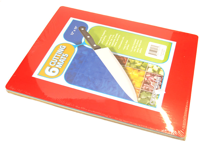 Crestware Flexible Cutting Mats 6 ct. Set EACH