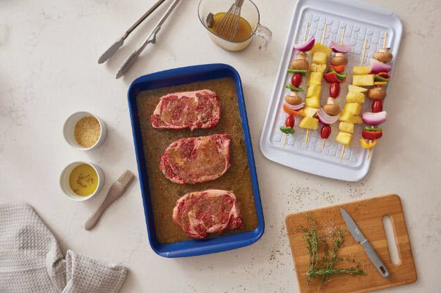 Tovolo Large Prep & Serve Marinade Tray Set, 2-Piece EACH