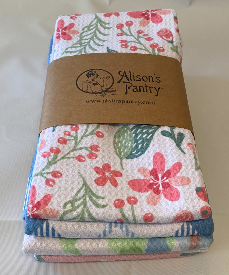AP Microfiber Printed Tea Towels- set of 4 EACH- HD