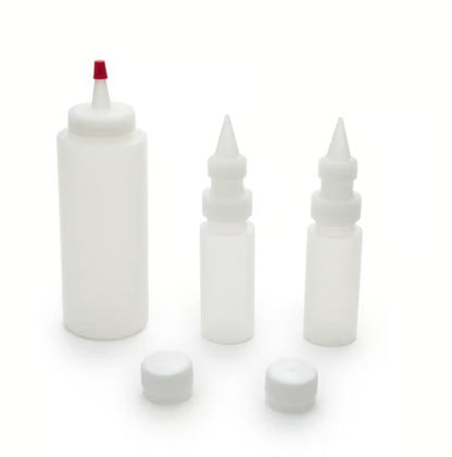 Fox Run Icing Squeeze Bottles for Decorating, Set of 3 EACH