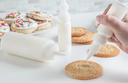 Fox Run Icing Squeeze Bottles for Decorating, Set of 3 EACH