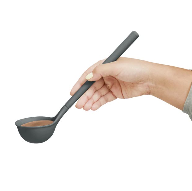 Tovolo Flex-Core Ladle, Charcoal EACH