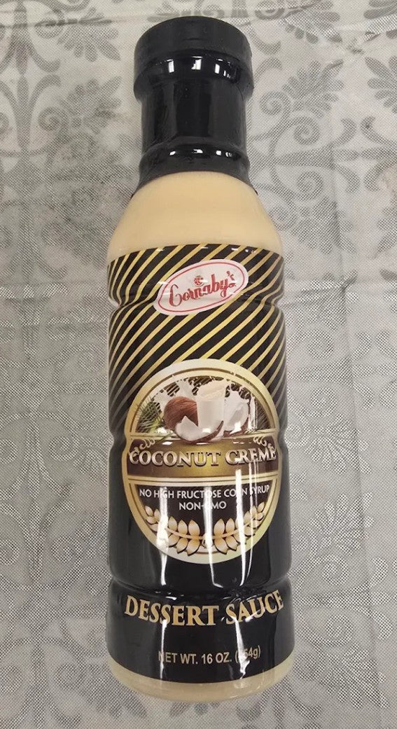 Cornaby's Coconut Creme Dessert Sauce, 16 oz. bottle