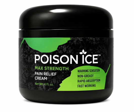 Poison Ice Pain Relief Cream 4 oz Jar EACH