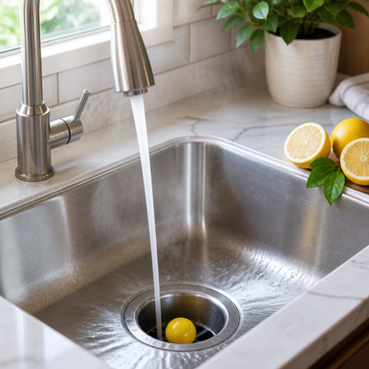 Plink Garbage Disposer Cleaner & Deodorizer, Fresh Lemon, 10 Spheres EACH