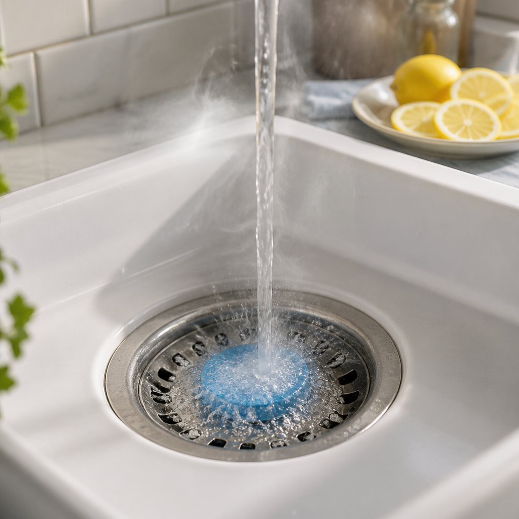 Plink Fizzy Drain Freshener & Cleaner, Fresh Lemon, 6 Uses EACH