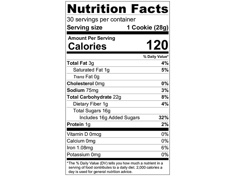 Shirley J Chocolate Crinkle Cookie Mix 30 oz. Bag EACH