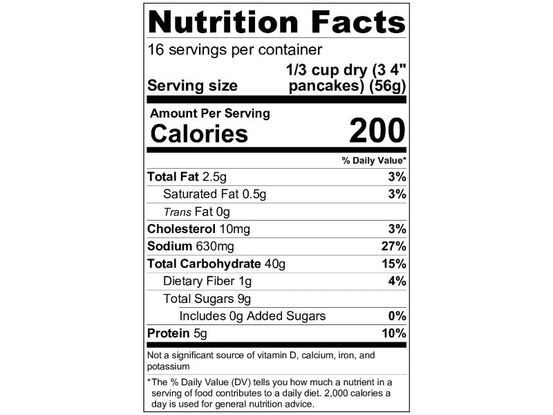 Lehi Mills Blueberry Buttermilk Pancake Mix 2 lb. Bag EACH