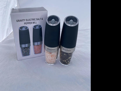AP Gravity Electric Salt & Pepper Grinder Set EACH