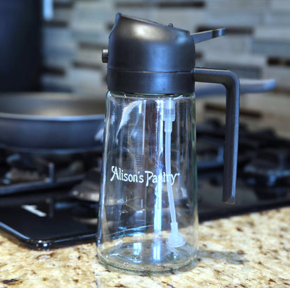 AP 2-in-1 Olive Oil Dispenser Bottle and Sprayer EACH- HD
