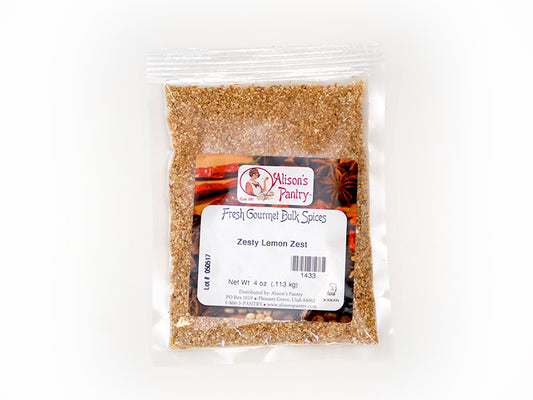 AP Zesty Lemon Zest 4 oz. Bag EACH