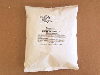 Victorian Inn French Vanilla Hot Cappuccino 2 lb. Bag EACH
