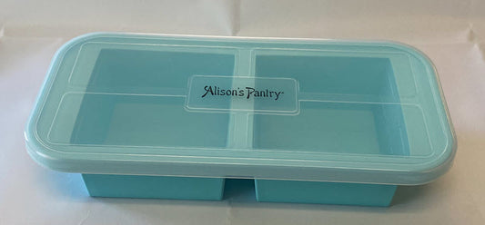AP Silicone 2 Compartment Freezer Mold w/Lid