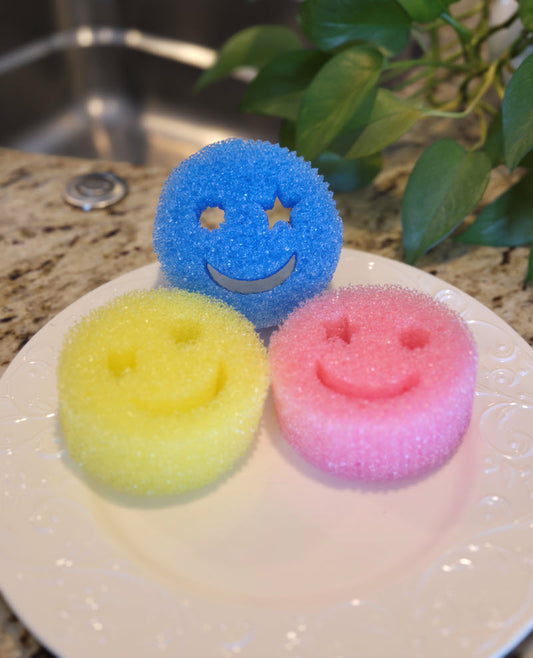 AP Reusable and Biodegradable Sponge Scrubs 3 Pack- HD EACH